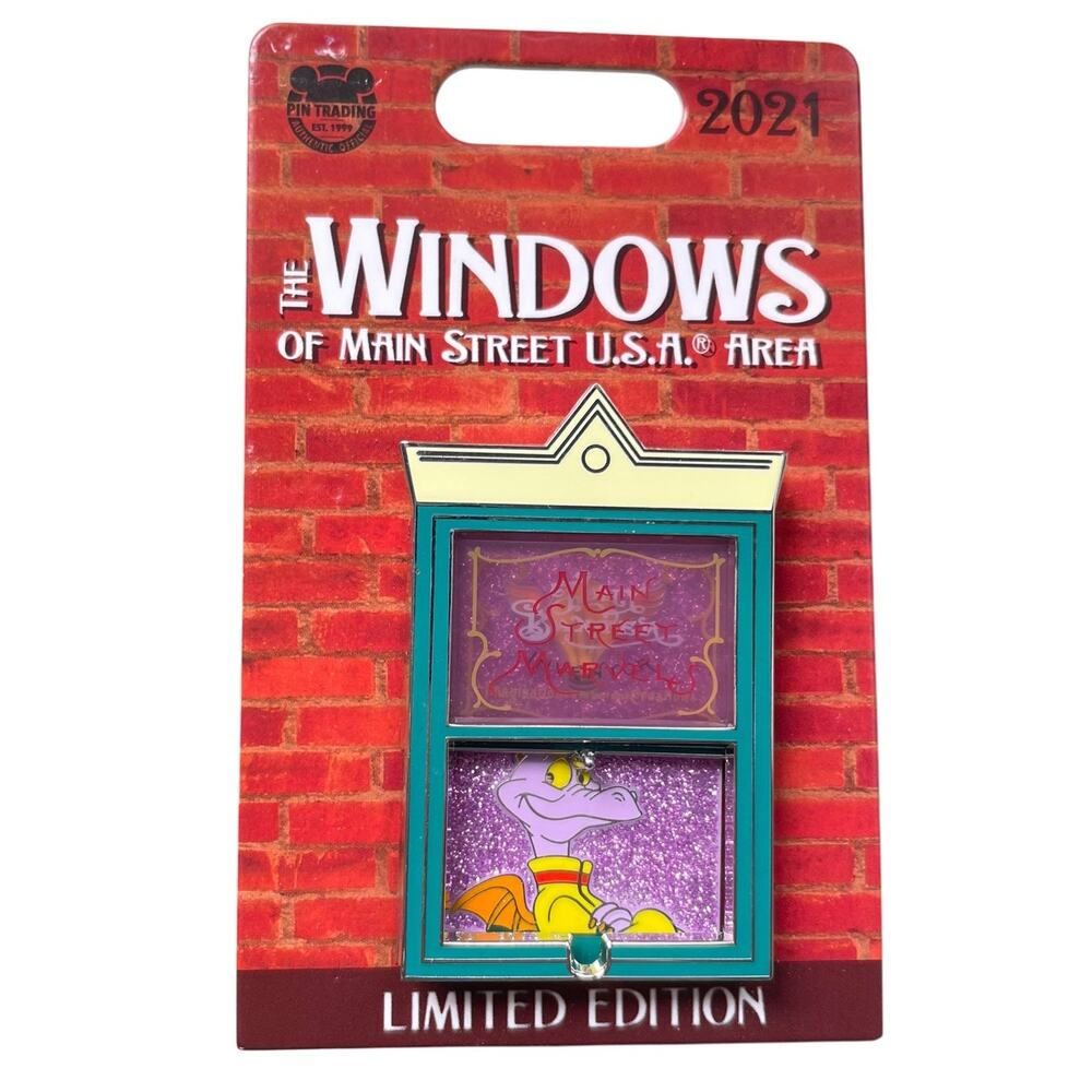 Disney Windows of Main Street USA Figment Journey Into Imagination LE 3000